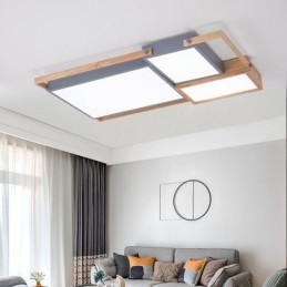 Moderne plafondlamp, rechthoekige plafondlamp