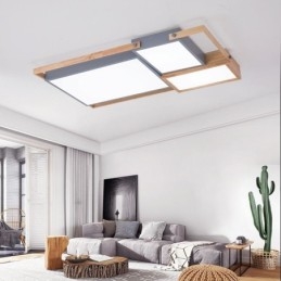 Moderne plafondlamp, rechthoekige plafondlamp