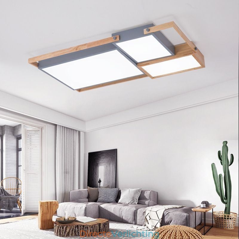 Moderne plafondlamp, rechthoekige plafondlamp