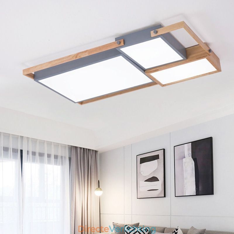 Moderne plafondlamp, rechthoekige plafondlamp