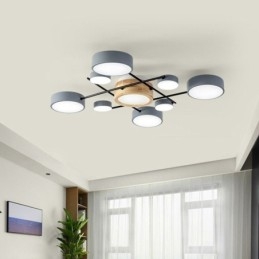 Moderne plafondlamp met splicing, vierhoekige plafondlamp