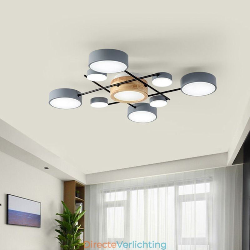 Moderne plafondlamp met splicing, vierhoekige plafondlamp