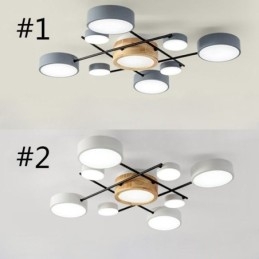 Moderne plafondlamp met splicing, vierhoekige plafondlamp