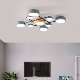 Moderne plafondlamp met splicing, vierhoekige plafondlamp
