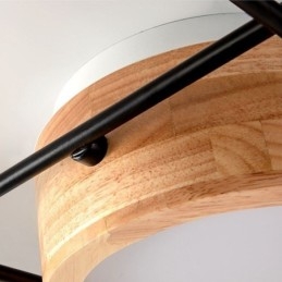 Moderne plafondlamp met splicing, vierhoekige plafondlamp