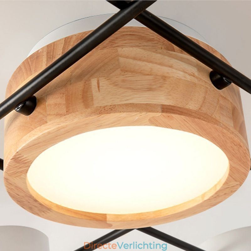 Moderne plafondlamp met splicing, vierhoekige plafondlamp