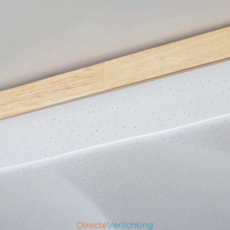 Japanse acryl plafondlamp vierkante gegolfde plafondlamp