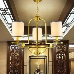 Moderne, eigentijdse metalen kroonluchter