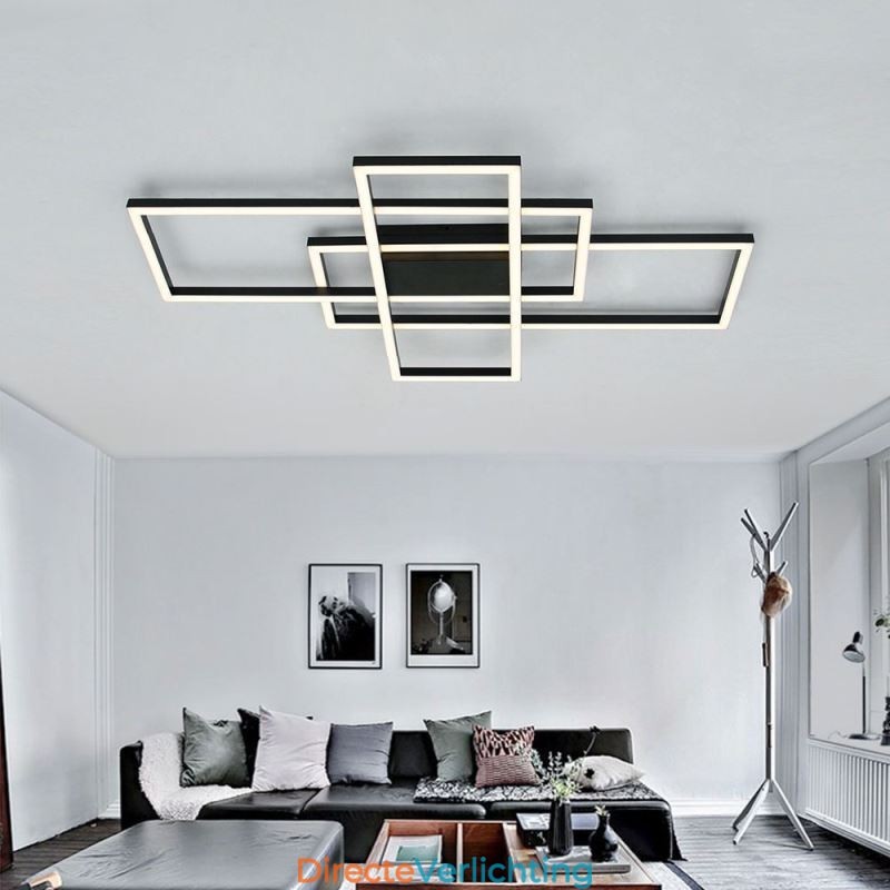 Moderne plafondlamp Geometrische vierkante plafondlamp