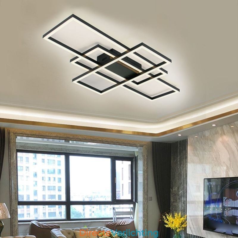 Moderne plafondlamp Geometrische vierkante plafondlamp