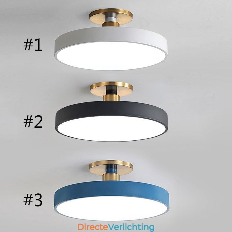 Moderne ronde plafondlampen, plafondlamp van acryl