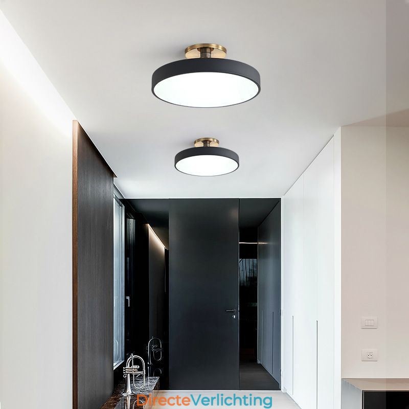 Moderne ronde plafondlampen, plafondlamp van acryl