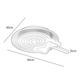 Moderne plafondlamp Lollipop plafondlamp kinderen