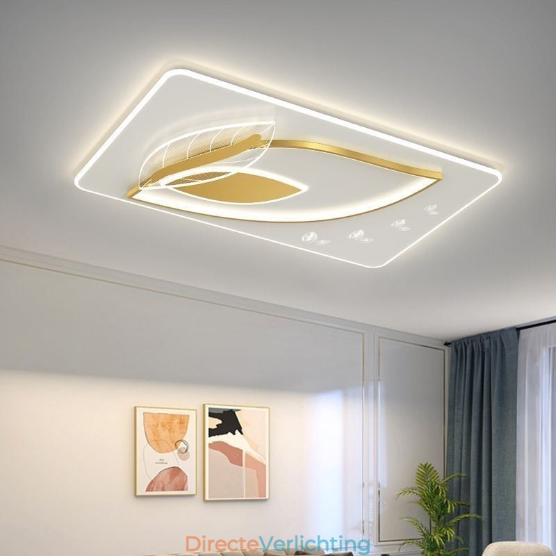 Luxe Plafondlamp Creatief Bladontwerp Plafondlamp