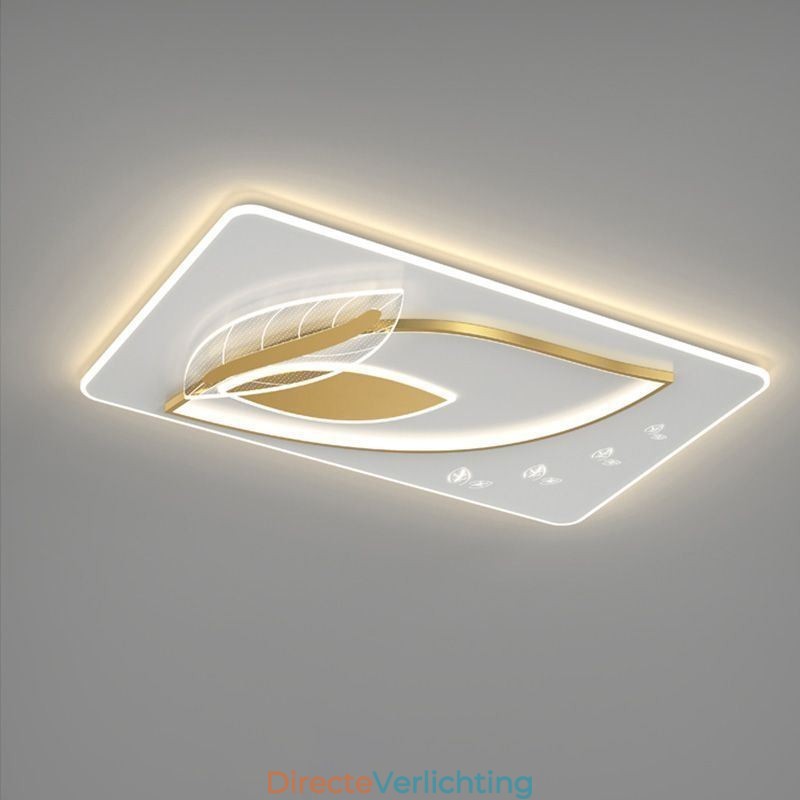 Luxe Plafondlamp Creatief Bladontwerp Plafondlamp