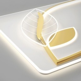 Luxe Plafondlamp Creatief Bladontwerp Plafondlamp