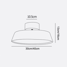 Moderne plafondlamp veranda Nordic Macaron plafondlamp