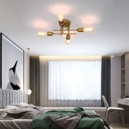 Plafondlamp met 4 fittingen voor inbouw