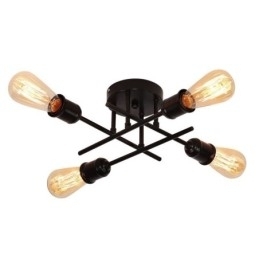 Plafondlamp met 4 fittingen voor inbouw