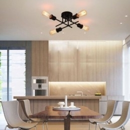 Plafondlamp met 4 fittingen voor inbouw