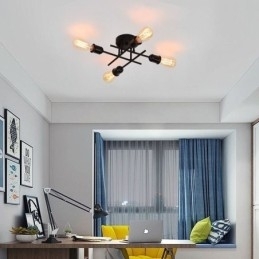Plafondlamp met 4 fittingen voor inbouw
