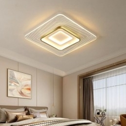 Plafondlamp, inbouw, vierkante plafondlamp