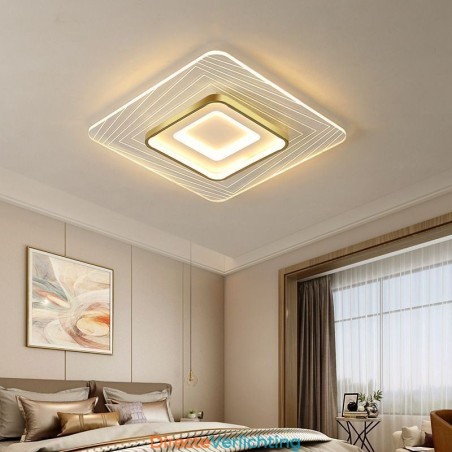 Plafondlamp, inbouw, vierkante plafondlamp Plafondlamp, inbouw, vierkante plafondlamp