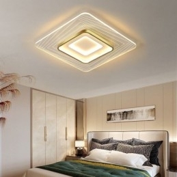 Plafondlamp, inbouw, vierkante plafondlamp