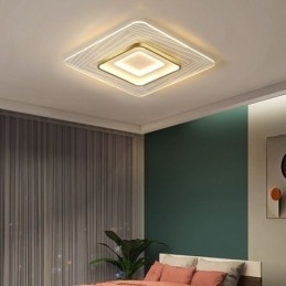 Plafondlamp, inbouw, vierkante plafondlamp