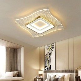 Moderne plafondlamp, inbouw, vierkante plafondlamp