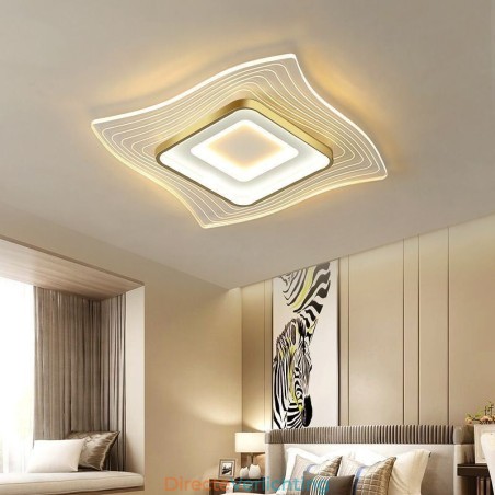 Moderne plafondlamp, inbouw, vierkante plafondlamp Moderne plafondlamp, inbouw, vierkante plafondlamp