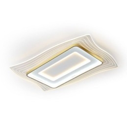 Moderne plafondlamp, inbouw, vierkante plafondlamp