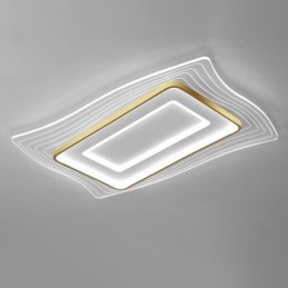 Moderne plafondlamp, inbouw, vierkante plafondlamp