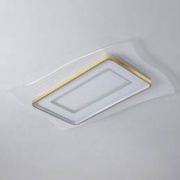 Moderne plafondlamp, inbouw, vierkante plafondlamp