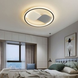 Plafondlamp met ronde inbouwmontage, plafondlamp met ronde inbouwmontage