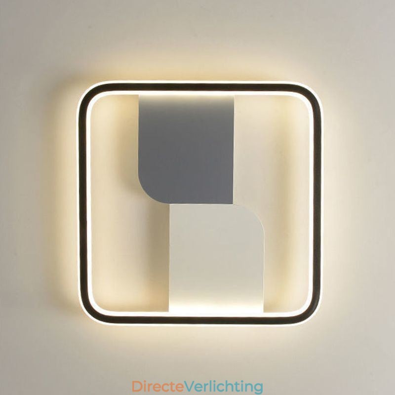 Plafondlamp met ronde inbouwmontage, plafondlamp met ronde inbouwmontage