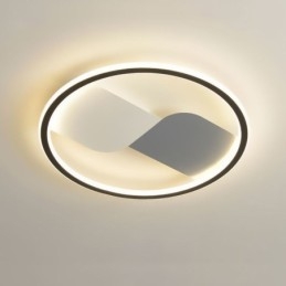 Plafondlamp met ronde inbouwmontage, plafondlamp met ronde inbouwmontage