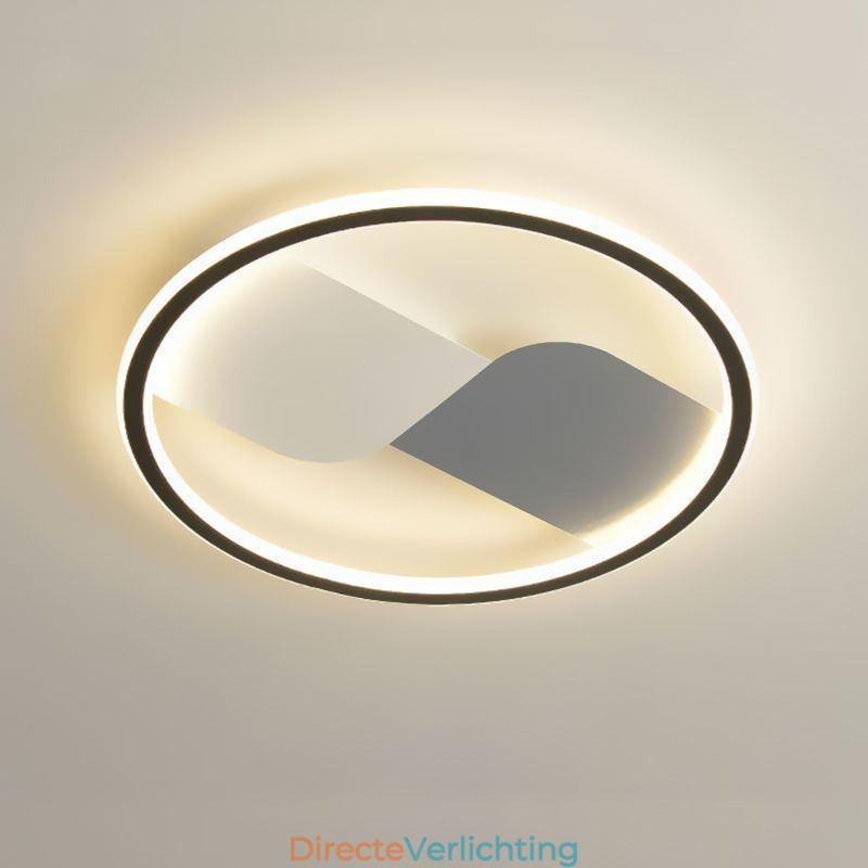 Plafondlamp met ronde inbouwmontage, plafondlamp met ronde inbouwmontage