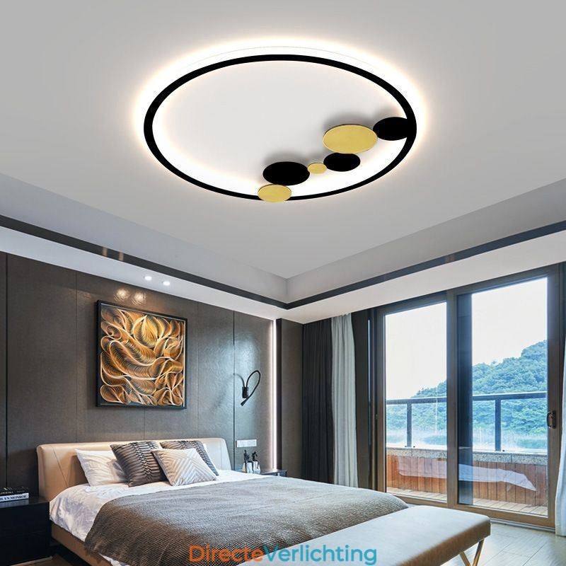 Plafondlampen met inbouwspots