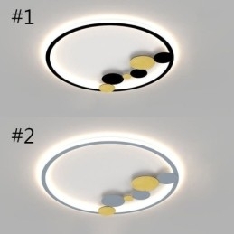 Plafondlampen met inbouwspots