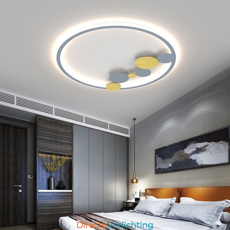 Plafondlampen met inbouwspots