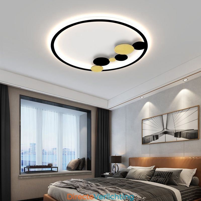 Plafondlampen met inbouwspots