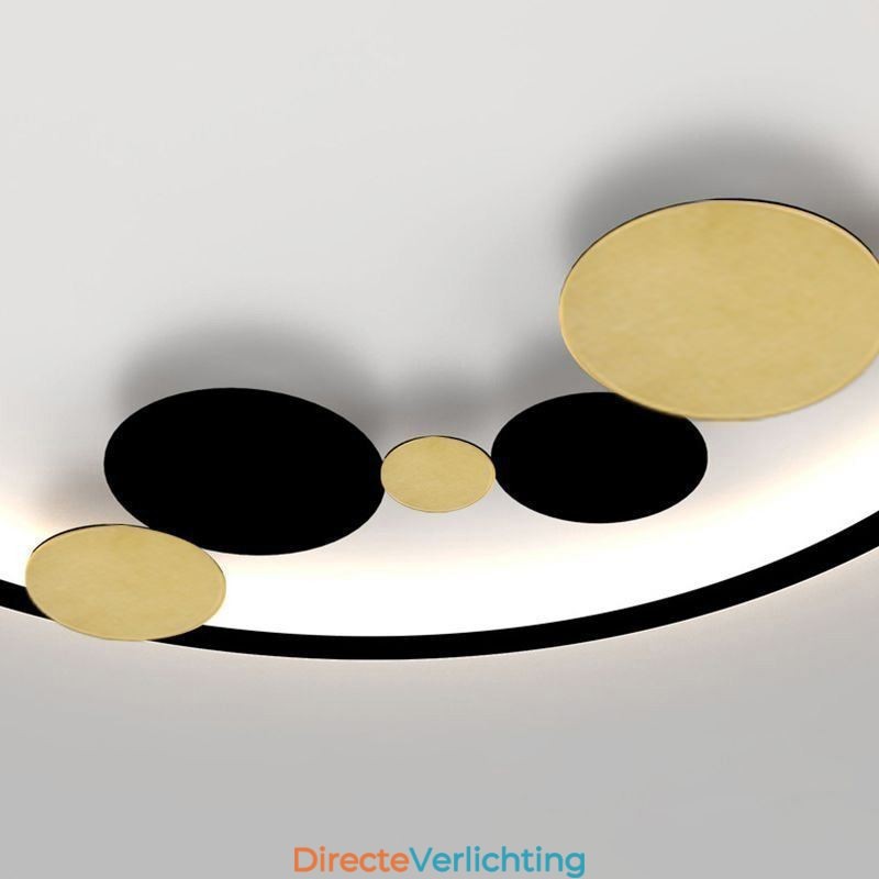 Plafondlampen met inbouwspots