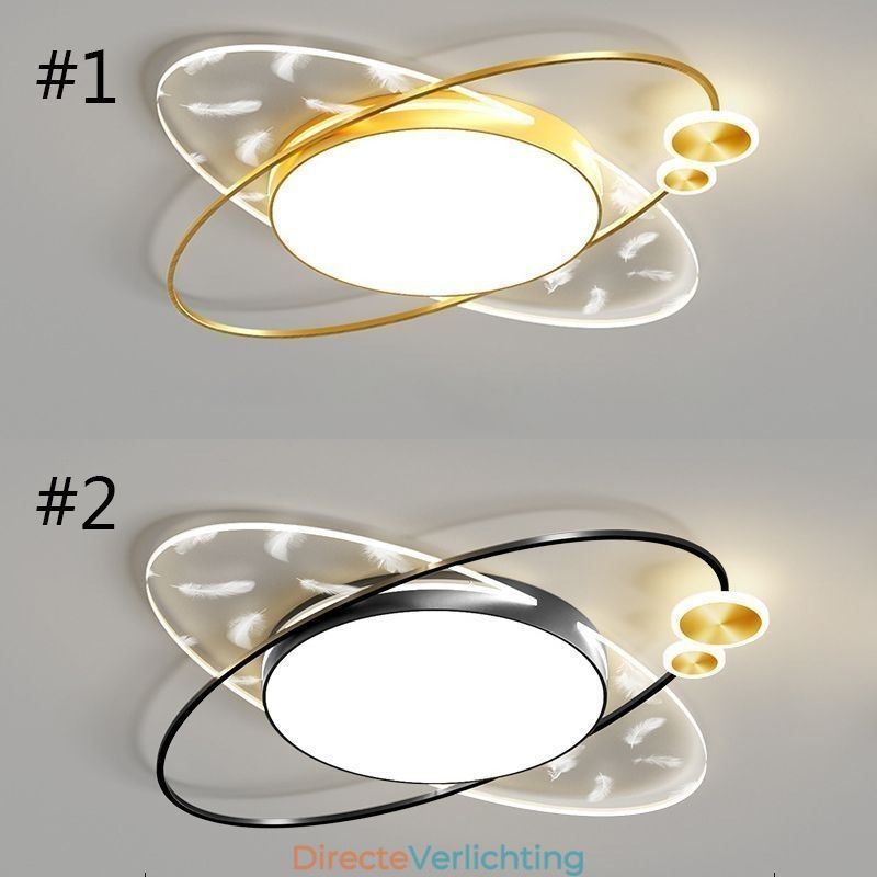 Plafondlamp Moderne plafondlamp met planeetvorm