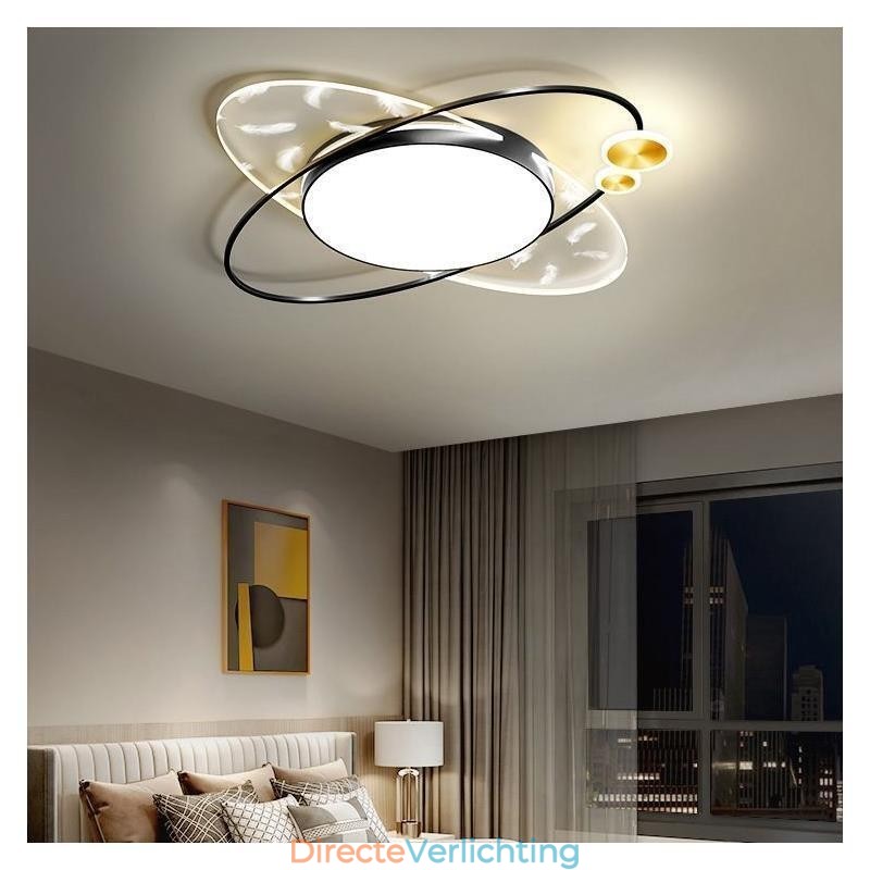Plafondlamp Moderne plafondlamp met planeetvorm