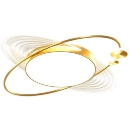Moderne plafondlamp met plafondbevestiging, Creative Planet