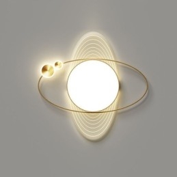 Moderne plafondlamp met plafondbevestiging, Creative Planet