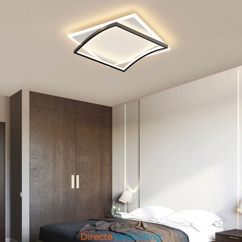 Moderne plafondlampen, plafondlampen met vlakke montage