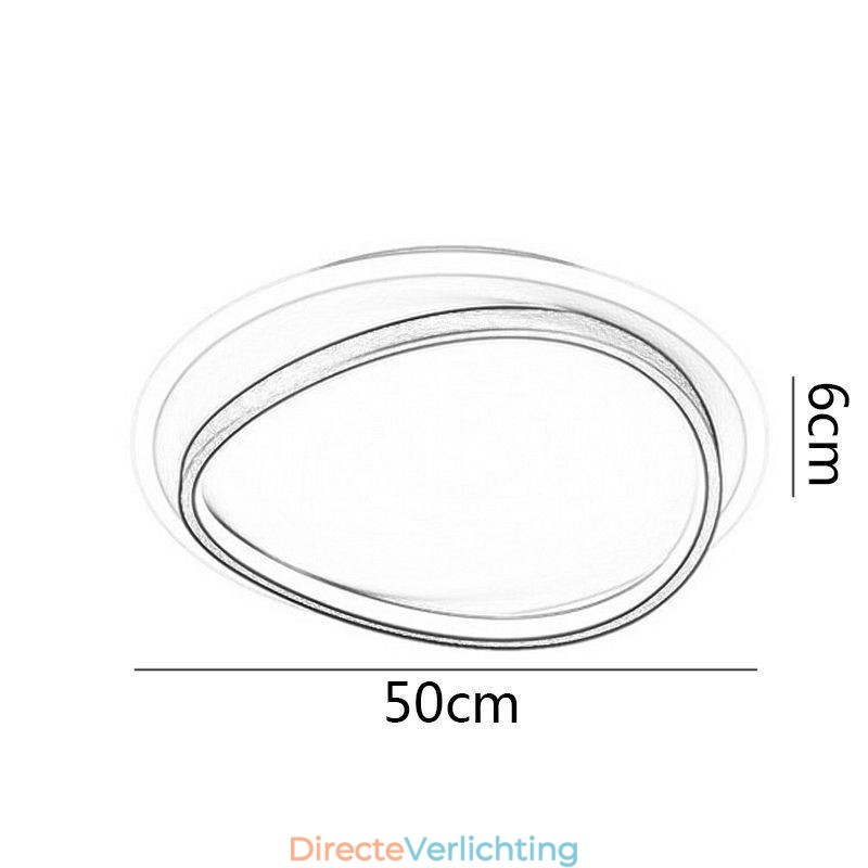 Plafondlamp armatuur inbouwlamp