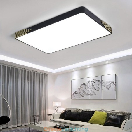 Moderne plafondlamp met rechthoekige plafondlamp Moderne plafondlamp met rechthoekige plafondlamp